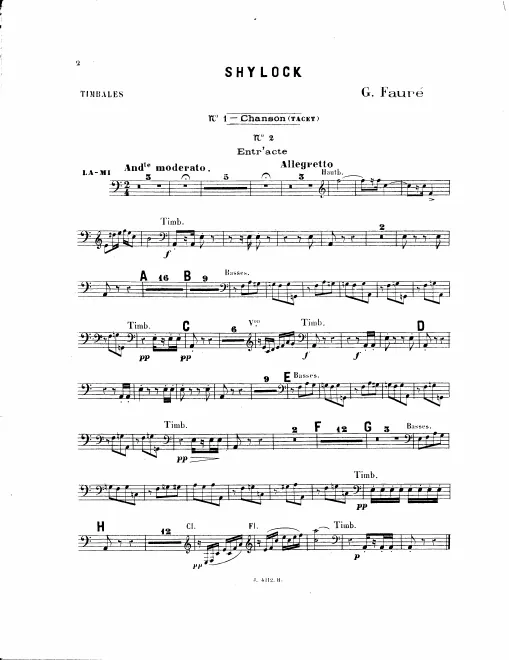 Timpani, Triangle