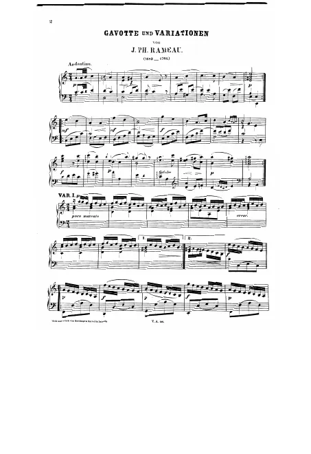 7. Gavotte et six doubles