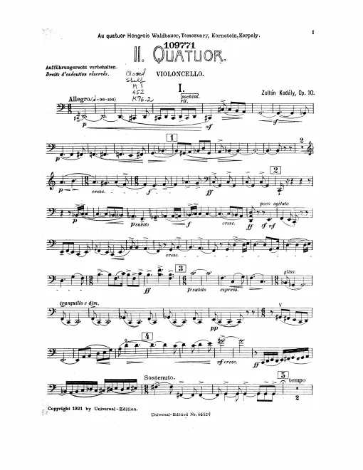 Cello Part