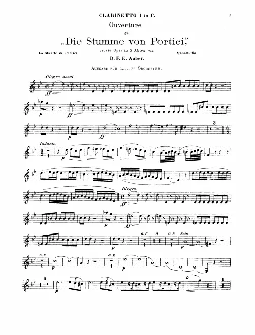 Clarinet 1, 2 (C)