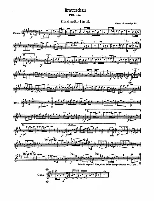 Clarinet 1, 2 (B♭)