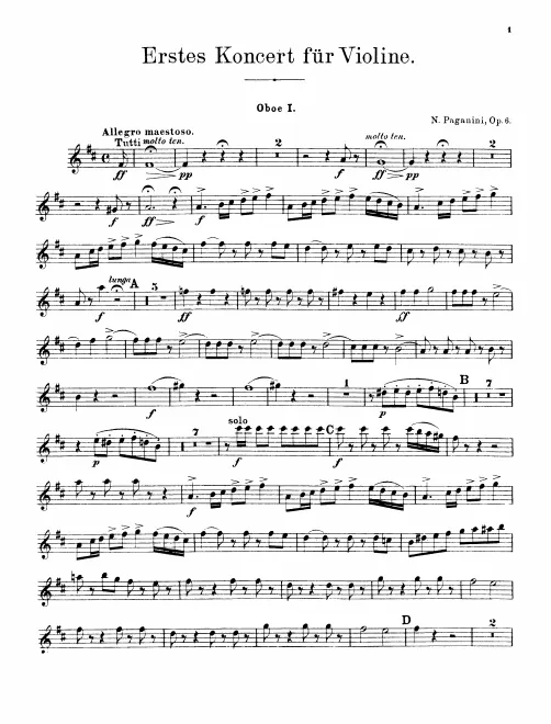 Oboe 1, 2