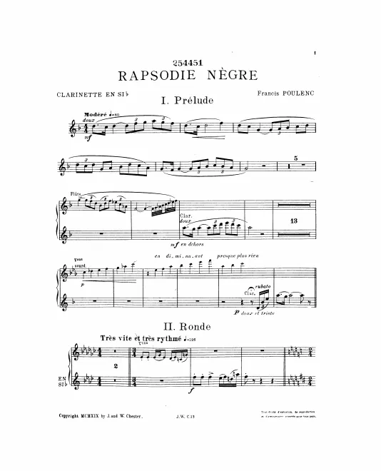 Clarinet (B)