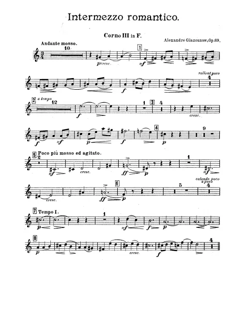 Horn 3, 4 (F)