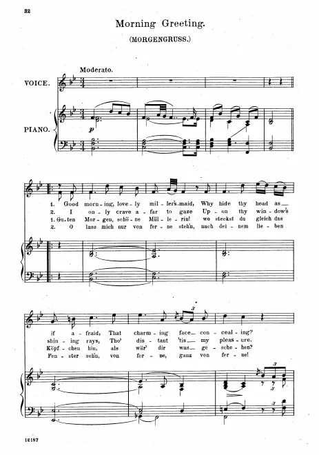 Complete Score (low voice, in B♭ major)