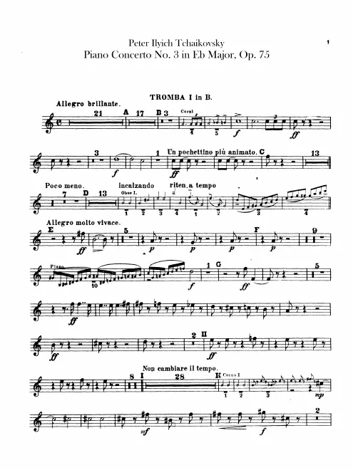 Trumpet 1, 2 (B♭)
