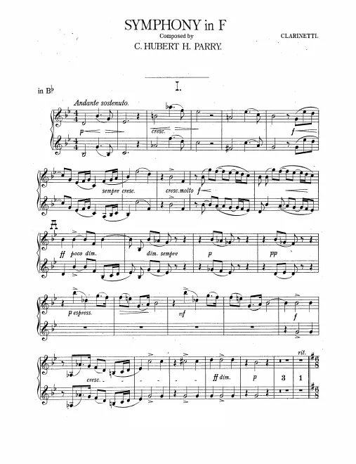 Clarinet 1/2 (A/B♭)