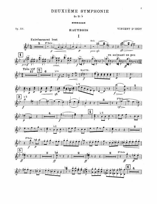 Oboe 1/2, English Horn