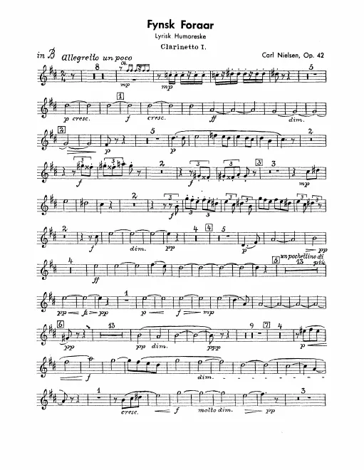 Clarinet 1, 2 (A/B♭)