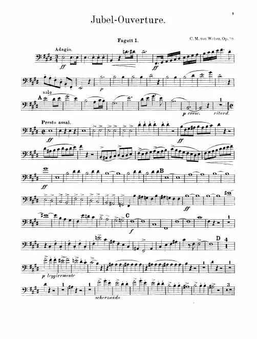 Bassoon 1, 2