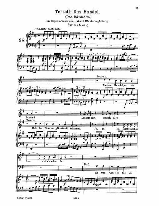 Complete Score (original key, G major)