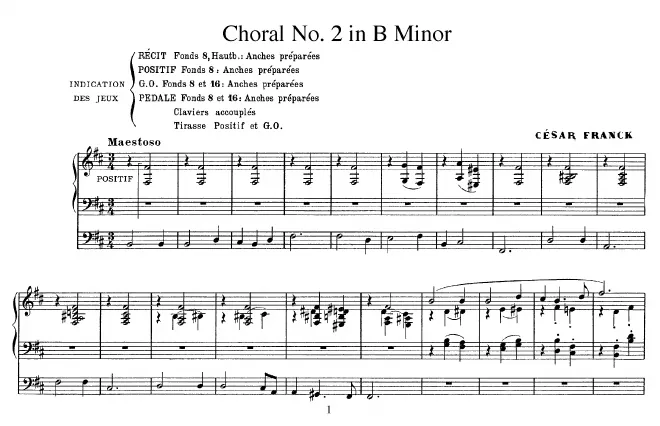 2. Choral in B minor