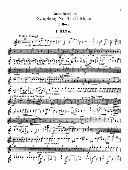 Horn 1 (F/E/E♭)