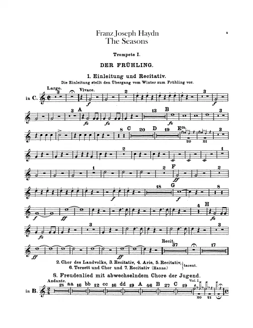 Trumpet 1, 2 (C/B♭/D)