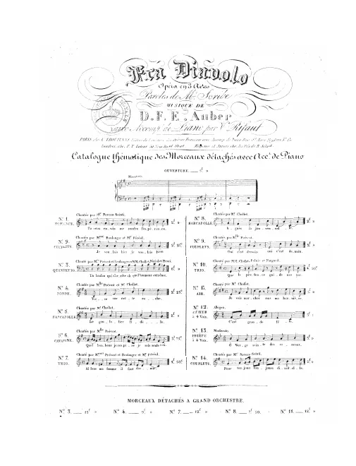 11. Air: "J'ai revu nos amis" (Act III, No.12)