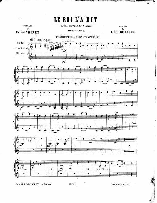 Trumpet 1/2 (D)/Cornets 1/2 (B♭)