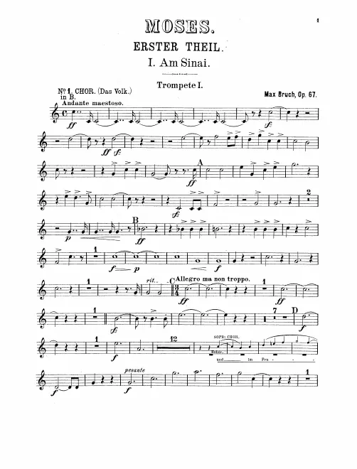 Trumpet 1, 2, 3 (B♭/C)