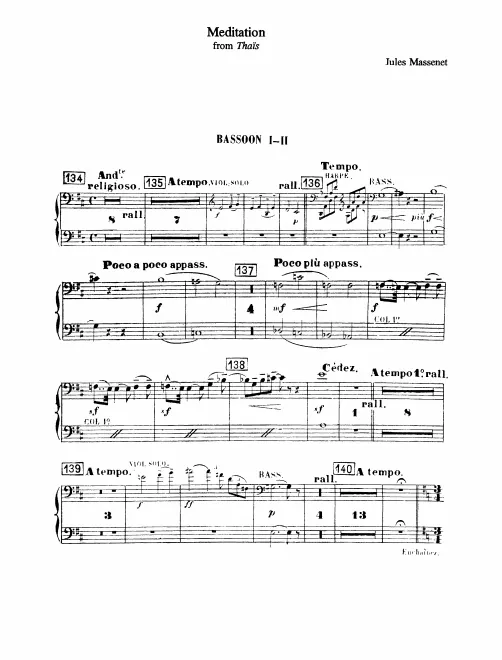 Bassoon 1/2, Contrabassoon
