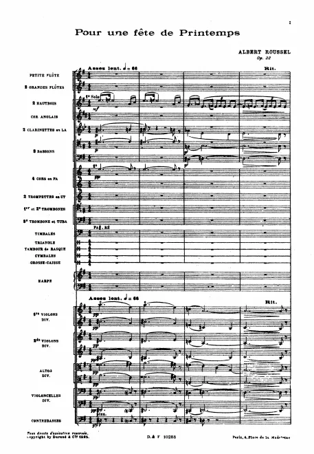 Orchestral Score