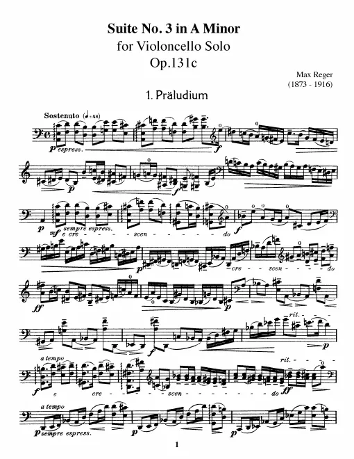 Suite No.3 in A minor