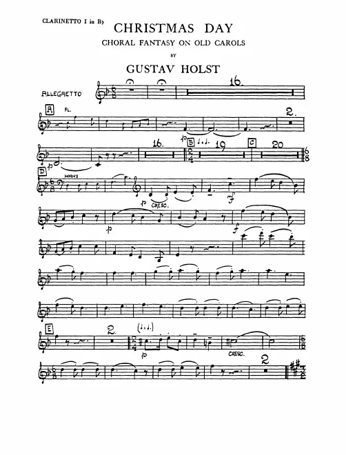 Clarinet 1, 2 (B♭)