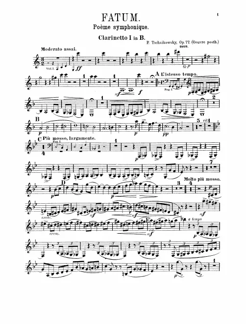 Clarinet 1, 2 (B♭)