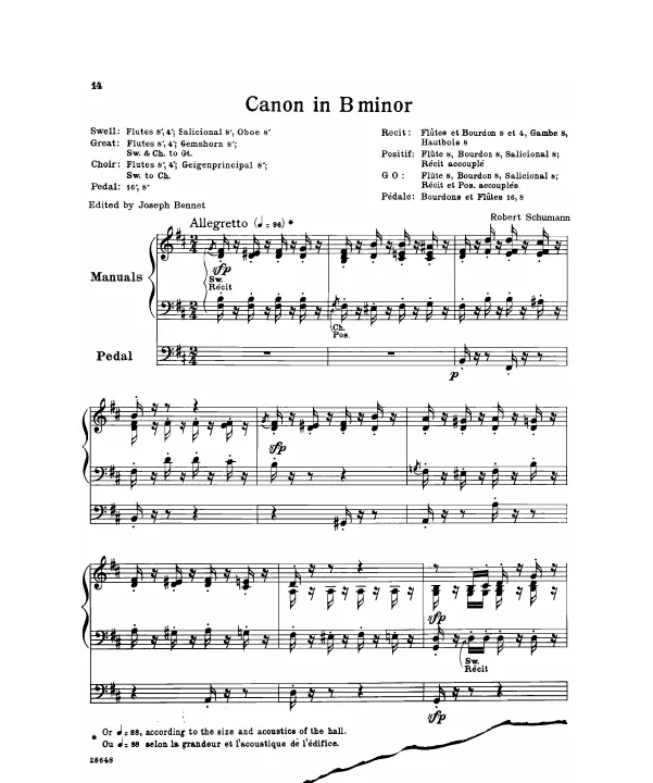 5. Nicht zu schnell (B minor)