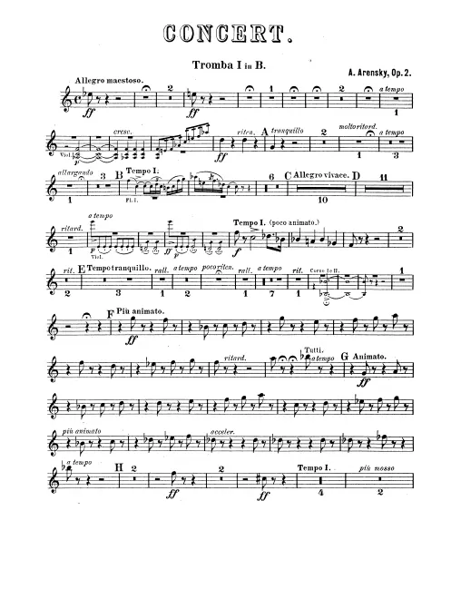 Trumpet 1, 2 (B♭)