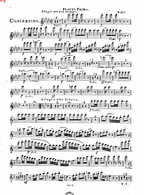 Flute 1, 2