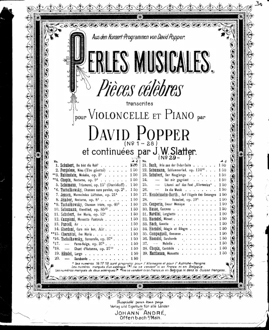 Complete Score and Cello Part