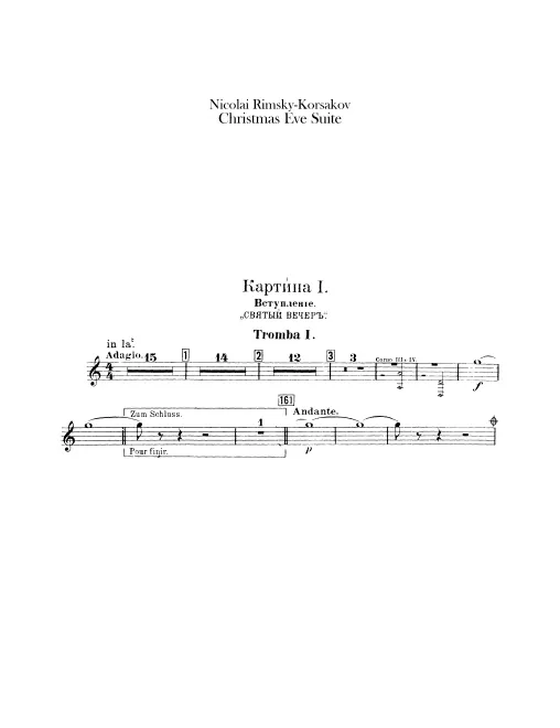Trumpet 1 (A, B♭)