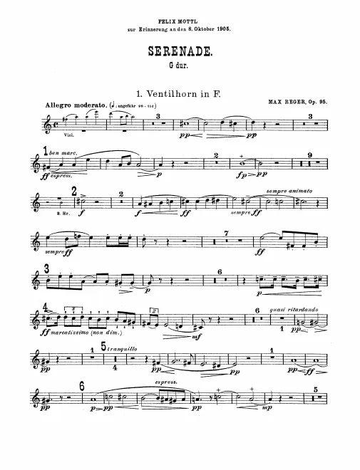 Horn 1, 2 (F)