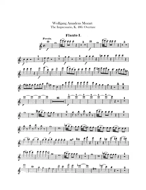 Flute 1, 2