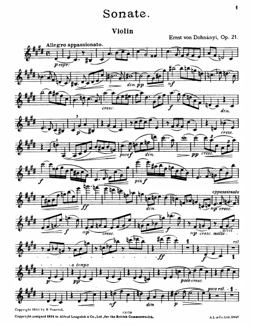 Violin Part