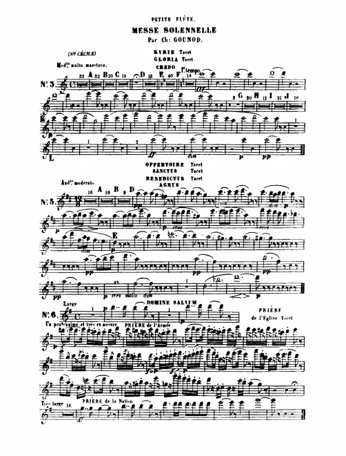 Piccolo, Flute 1/2