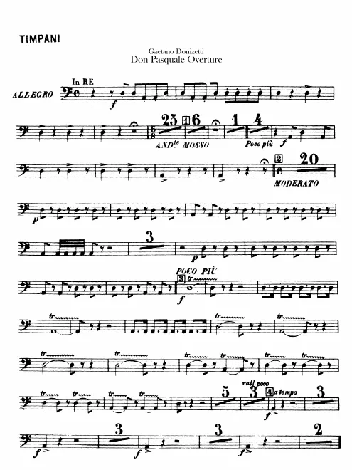 Timpani, Bass Drum