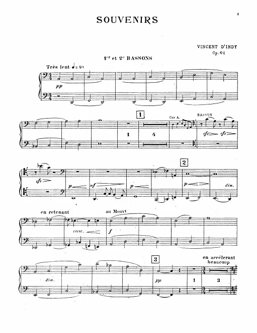 Bassoon 1/2, 3