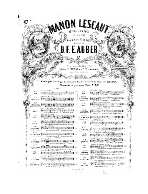 No.1, Air: "Et vermeille et fraîche" (Act I, No.1)