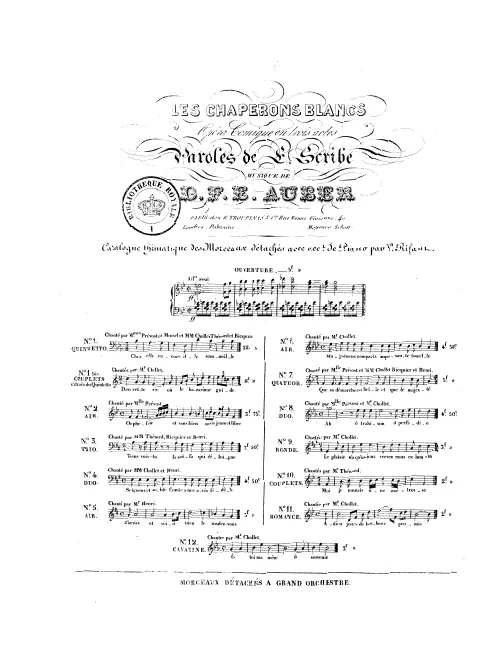No.6, Air: "Majestueux ramparts, imposante tourelle" (Act II, No.7)