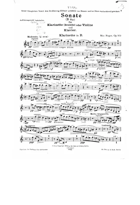 Clarinet Part