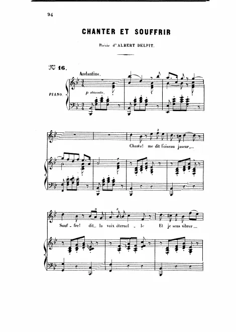 Complete Score (B major)