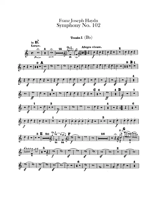 Trumpet 1, 2 (B♭)
