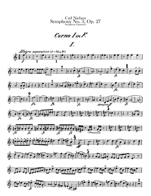 Horn 1, 2 (F)