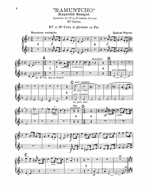 Horn 1/2, 3/4 (F)