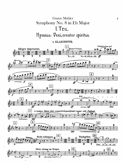 Clarinet 1 (B♭/A)