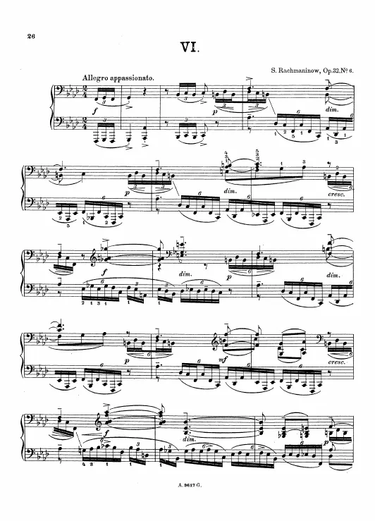 6. Allegro appassionato (F minor)