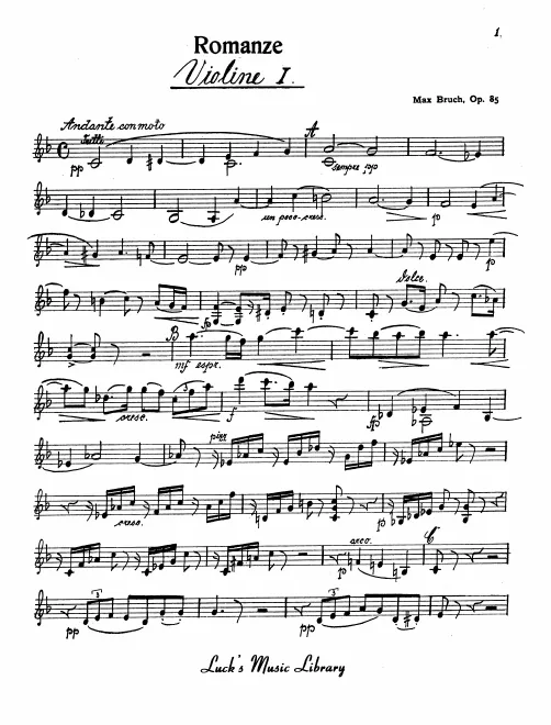 Violins I, II