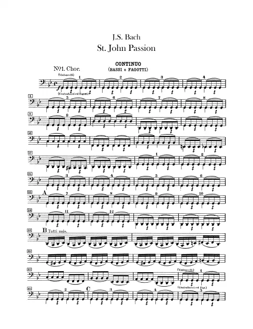Continuo (Bassoon/Cellos/Basses)