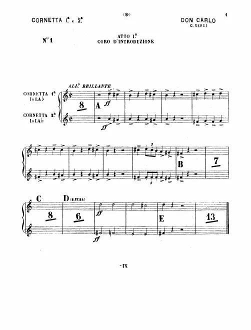 Cornet 1/2 (A♭)