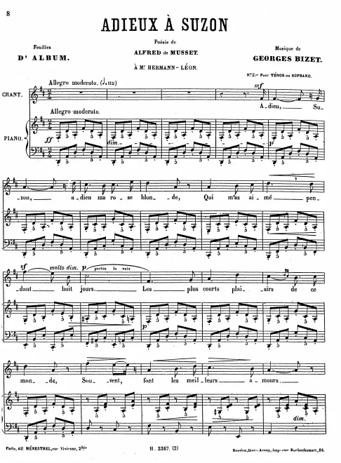 Complete Score (D Major: high voice)